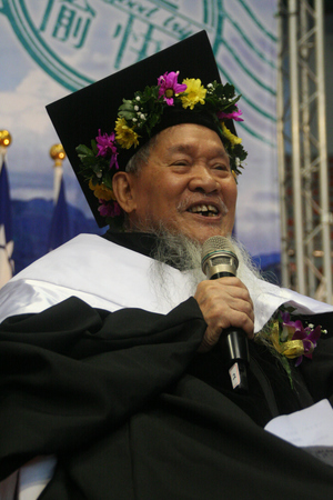 阿美族第一人 黃貴潮獲頒臺東大學榮譽博士/國立教育廣播電台/趙佳韻/20140614圖片